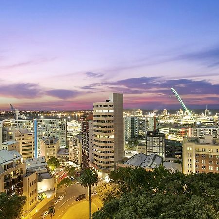 Central 12Th Floor Apt With City & Harbour Views Auckland Bagian luar foto