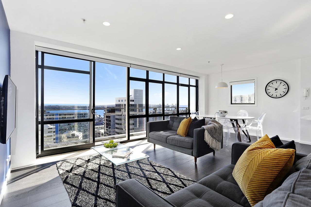 Central 12Th Floor Apt With City & Harbour Views Auckland Bagian luar foto